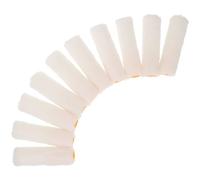 Mikikit 10 Piezas Rodillo de Pintura Mini de 4 Pulgadas Hilo de Algodón Blanco Puro, y Duradero para Pintar Paredes y Decoración del Hogar
