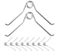 Mikikit 10 Resortes de Recambio en Forma de V para Tijeras de Podar de Acero Inoxidable Agarre Cómodo, Ideales para Jardinería y Corte de Ovejas