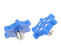 Mikikit 2 Piezas Tirador de Rueda de Timón Náutico para Armario y Cajón, Material de Goma Flexible, Diseño Decorativo y Uso Prolongado para Mobiliario del Hogar