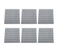 Mikikit 6 Paneles de Espuma Poliuretano para Reducción de Sonido y Absorción Acústica, Cuñas de Pared de Esquina Autoadhesivas para Paredes de Hogar y Oficina