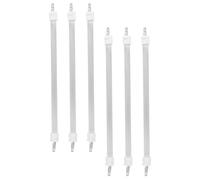 Mikikit 6 Piezas Elemento Calefactor de Cuarzo Tubo de Calentamiento Resistente para Estufas Eléctricas Recambio Rápido y Duradero para Calefactores Infrarrojos Fácil Instalación