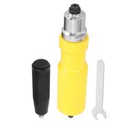 Mikikit Adaptador de Remachadora para Taladro Eléctrico Instalación Fácil y Material de Plástico y Acero Aleado, Accesorio Flexible para Herramientas de Remache
