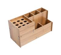 Mikikit Caja Organizadora Material Sintético Resistente para Tijeras de Peluquería Antideslizante y Diseño Fácil de Usar para Salón y Barbería