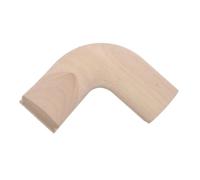 Mikikit Conector Angular para Pasamanos de Escalera de Madera Construcción Sólida y Esquinas Redondeadas para Remodelación DIY y Decoración Interior del Hogar