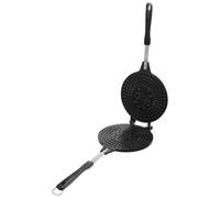 Mikikit Molde para Hornear Conos de Helado y Tubos de Huevo Antiadherente Superficie Lisa de Aleación de Aluminio para Cocina en Casa o Camping
