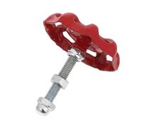 Mikikit Tirador Fácil Instalación y Industrial de Válvula Rojo, de Hierro y Plástico Resistente al Desgaste para Armario Adecuado para Cocina y Baño