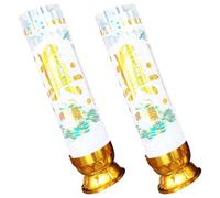 Mikikit Vela Funeraria de Parafina para Altar Estilo Chino, Suministro para Ceremonias Memoriales y Cementerio, Funcional para Honrar Antepasados
