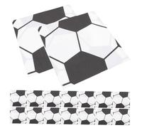 Mikinona 120 Piezas Servilletas Desechables de Papel con Estampado de Fútbol para Fiestas Temáticas Absorbentes y Suaves para Celebraciones Deportivas y Cumpleaños Infantiles