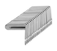 Mikinona 20 Piezas Conector de Soporte para Muebles en L de Acero Inoxidable Plata 48mm X 48mm para Mesas y Gabinetes Montaje de Muebles y Proyectos DIY