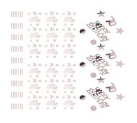 Mikinona Confeti para Mesas de Cumpleaños Forma de Estrellas y Círculos en Pvc, 45g, Brillo Duradero para Decoración Versátil en Celebraciones de Cumpleaños y Fiestas en Casa