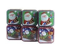 mikken Viva-Haushaltswaren - Juego de 6 recipientes para galletas (8 x 8 x 6,5 cm)