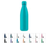 Mikomika Botella Termo de Agua Térmica de Acero Inoxidable (+40 Colores) Reutilizable | Sin BPA | Mantiene 24H Frio / 12H Calor | Termo y Hermética - Doble Pared al Vacío a Prueba de Fugas (KL500