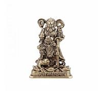 Milageto 5 Piezas Estatua de Latón Zhao Gongming Escultura Figurilla Ídolo Ornamento Accesorio de Té Que El Ritual Y La Belleza Adecuado para CE, 4 Piezas