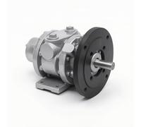 Milageto Actuador Neumático Industrial Motor Neumático Vane Compresor Neumático Unidad de Accionamiento Neumática con Carcasa Metálica Eje de Alta Resistencia
