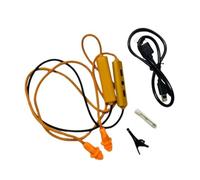 Milageto Auriculares Tapones de Oído Recharegeables BT con Sonido de Profundos Y Aislamiento Auditivo Material Silicona Adecuado para Trabajadores Estud, Amarillo