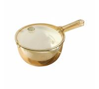 Milageto Colador de Cocina Cesta de Drenaje Escurridor Cuenco Lavador Rotatorio Material PET PP Doble Capa Mango Ergonómico Adecuado para Lavar Arroz Uso Diario en Cocina, Amarillo Brillante