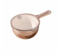 Milageto Colador de Cocina Cesta de Drenaje Escurridor Cuenco Lavador Rotatorio Material PET PP Doble Capa Mango Ergonómico Adecuado para Lavar Arroz Uso Diario en Cocina, Lila Claro