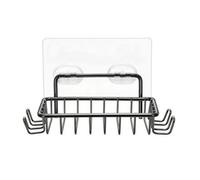 Milageto Portajabones Acero Inoxidable 304 Ventilado Portajabones Rectangular con Drenaje Resistente Al Óxido Jabonera para Cocina, Ducha, Fregaro, Negro