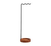Milageto Soporte de Chimen de Viento Soporte de Chimenea, Soporte de de Caligrafía Multifuncional para Colgante Colgante, de Boda en Casa, Negro, Individual