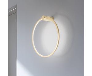 Milagro Lighting Aplique de pared LED Saturno, dorado, Ø 50 cm, metal, 4000 K