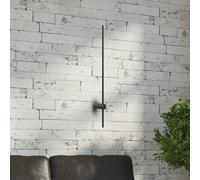 Milagro Lighting Aplique de pared LED Swing, altura 60 cm, CCT, metal, negro