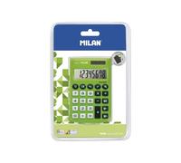 Milan Calculadora 150908gbl 8 dígitos de bolsillo dual Verde