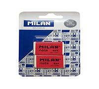 Milan 152817 Paquete de 2 Gomas de Borrar, Nata 624