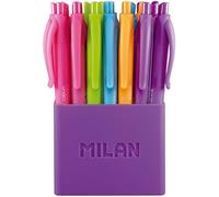 Milan 176555124 multicolor bolígrafo de punta retráctil con pulsador