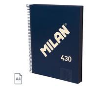 Milan - 57142E120BG cuaderno y block A4 120 hojas Azul - 57143E120B 57143E120B