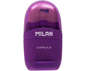 Milan 858837 - Dúo de sacapuntas y borrador, 1 unidad, modelo surtido