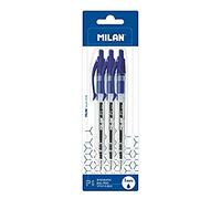 MILAN Blíster 3 bolígrafos P1 azul, BWM10445
