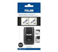 MILAN® Blíster afilaborra COMPACT serie especial Shadow + 2 gomas de recambio