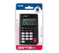 MILAN BLISTER CALCULADORA NEGRA 8 DIGITOS CON FUNDA BLISTER 2x9x16 Cms.