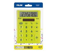 MILAN® Blíster calculadora sobremesa 10 dígitos Acid, Amarillo