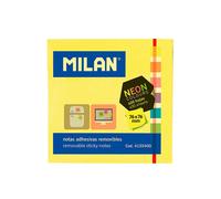 Milán Bloc 400 Notas Adhesivas Colores Fluor 76 x 76 mm