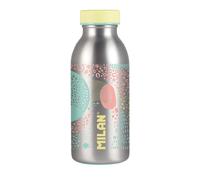 MILAN Botella isotérmica de acero inoxidable Serie Silver 354 ml Amarillo