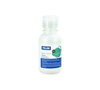 MILAN Botella Tempera Liquida 125ml - Blanco Metalizado