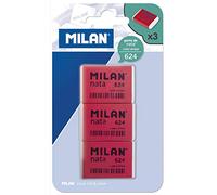 MILAN BPM9205 - Pack de 3 gomas de borrar