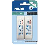 Milan BPM9208 - Pack de 2 gomas de borrar