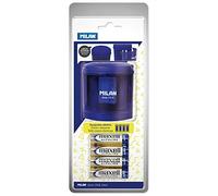 Milan Blister Pack Power Sharp Electric Pencil Sharpener Batteries Included Transparente Niños