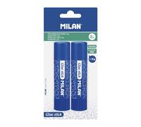 MILAN BWM10436 Blister 2 Barras Pegamento 21gr, multicolor, único