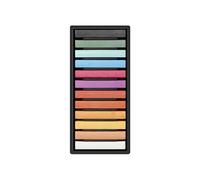 MILAN® Caja 12 barritas pastel blando colores metalizados Art