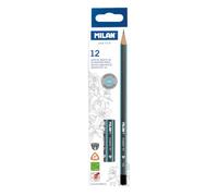 MILAN Caja 12 lápices de grafito 2H triangulares, 71230012