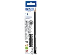 MILAN Caja 12 lápices de grafito 6B triangulares, 71230612