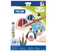 Milan Caja 18 lápices de Colores Triangulares 231 Nuevo