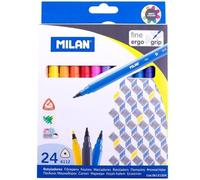 Milan gomas de borrar, blanco, pequeño, 24
