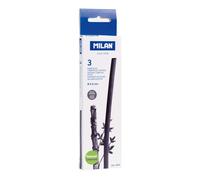 MILAN Caja 3 Barritas de Carboncillo Natural Cilíndrico Ø 6-8 mm