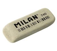 MILAN Caja 40 gomas de caucho 740 abrasivas para tinta (gris) (CCM740G)
