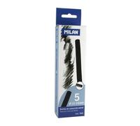 Milan caja 5 barritas de carboncillo natural Ø 12-14mm
