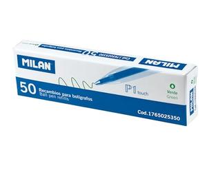 MILAN Caja 50 minas de recambio P1 touch verde